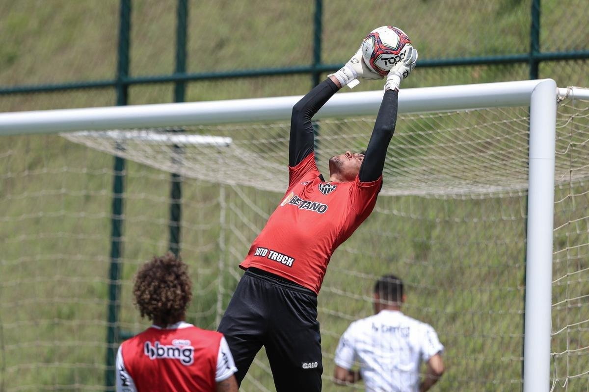 Treino do Atltico em 15/3/2021, na Cidade do Galo