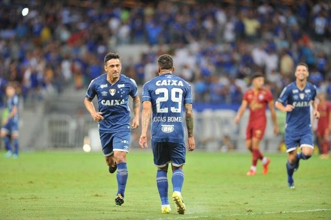 Lucas Romero pelo Cruzeiro na temporada 2017