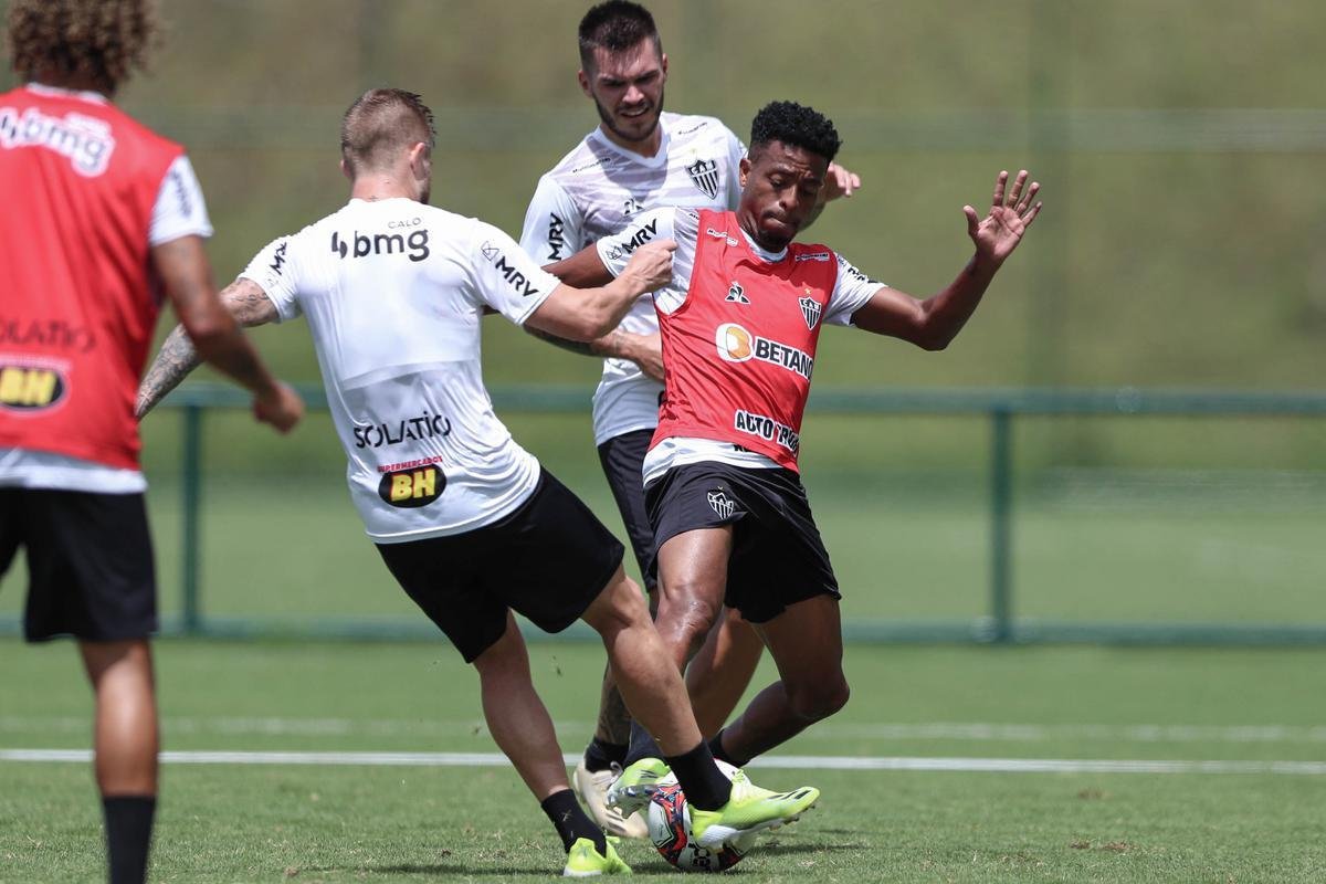 Treino do Atltico em 15/3/2021, na Cidade do Galo