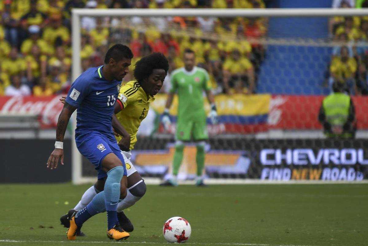 Brasil sai na frente com Willian, mas sofre empate da Colmbia com Falcao Garcia: resultado justo