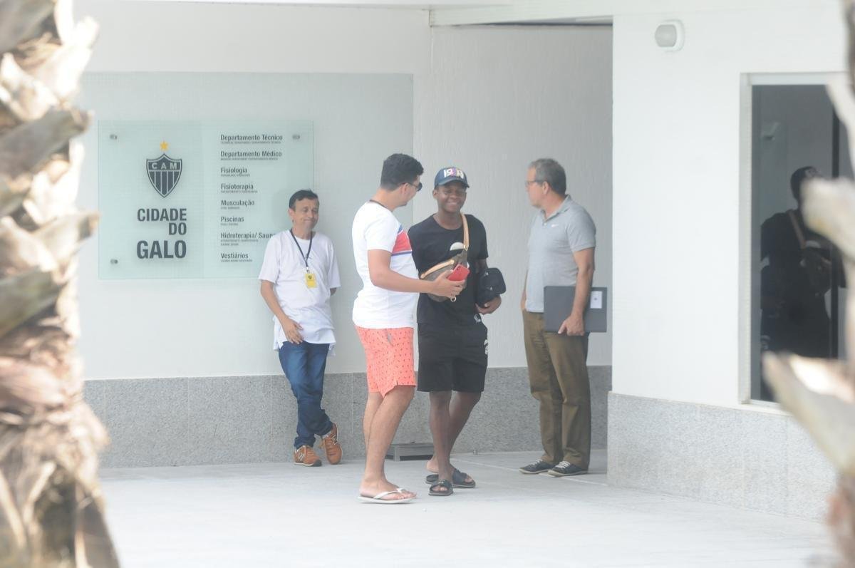 Fotos do Atltico nesta quinta-feira, na Cidade do Galo