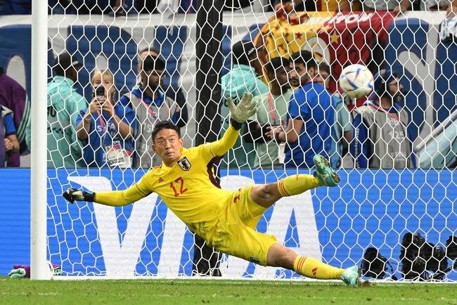 Cobranas de pnaltis no jogo Japo e Crocia, pelas oitavas de final da Copa do Mundo.
