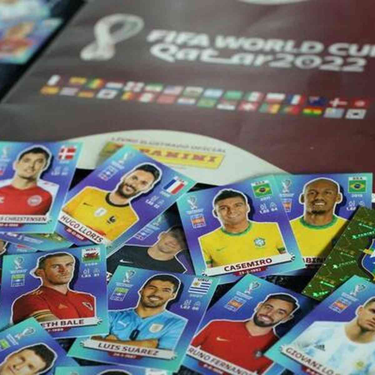 Pacote 5 Figurinhas Original Copa Mundo Qatar - Fifa Word Cup 2022 ORIGINAL