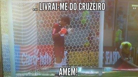 Torcedores do Cruzeiro brincaram nas redes sociais com vitria diante do Atltico, em pleno Independncia