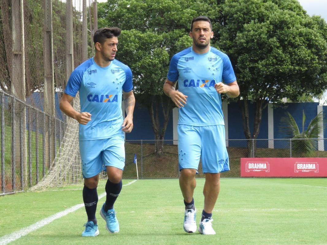 Fotos da reapresentao do Cruzeiro nesta segunda-feira (Matheus Adler/EM D.A Press)
