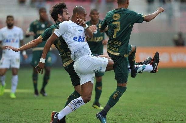 Veja fotos do jogo entre Amrica e Santos