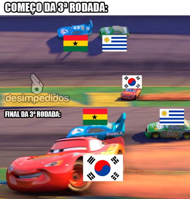 Memes da elimina��o do Uruguai na fase de grupos da Copa do Mundo