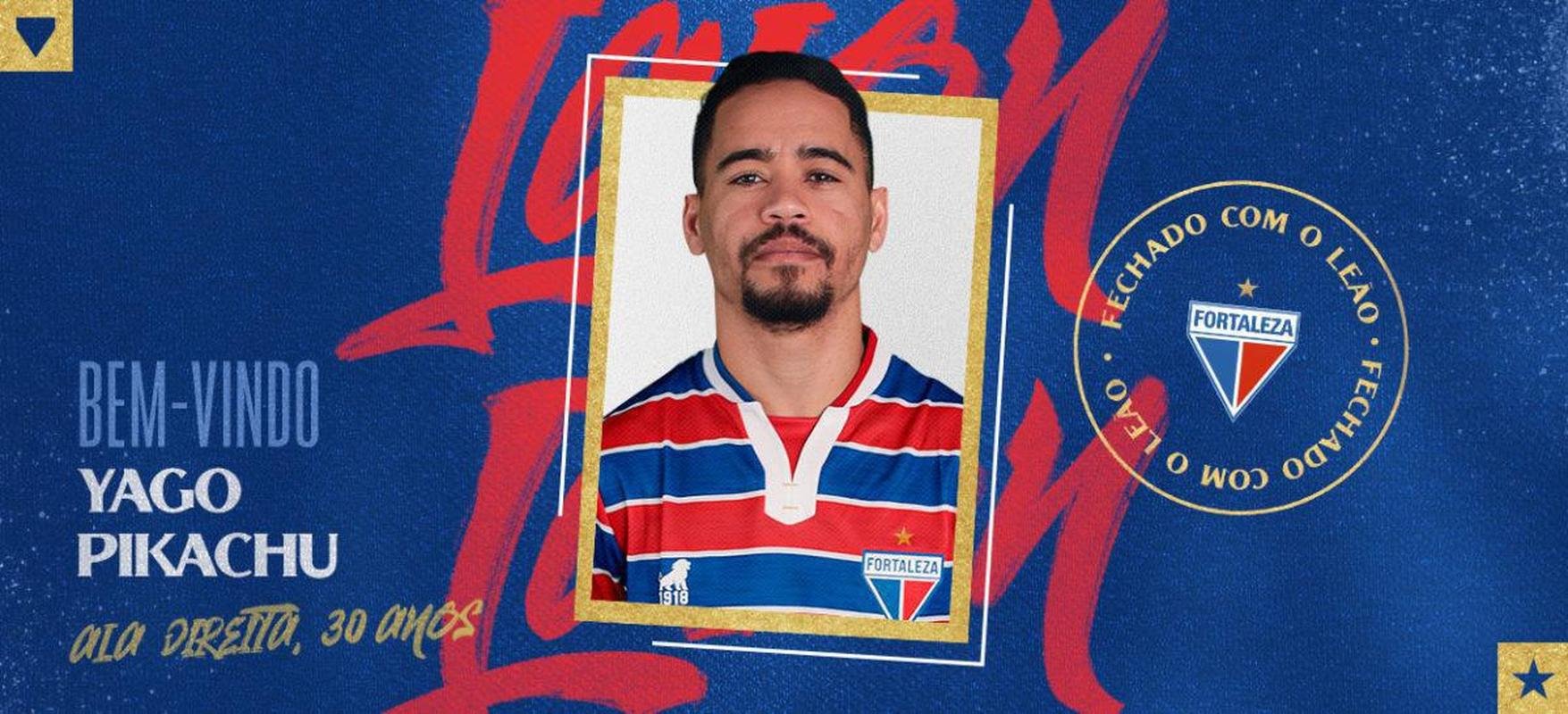 Fortaleza contratou o lateral-direito Yago Pikachu