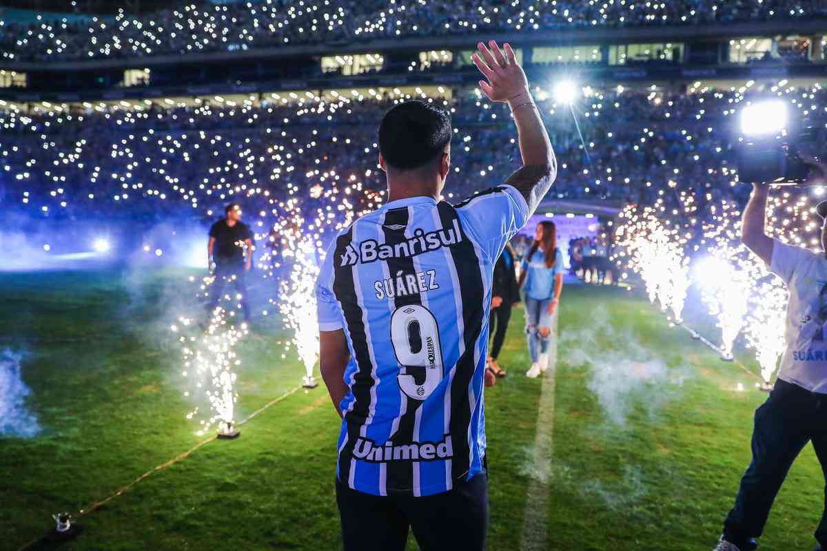 Grêmio apresenta Luis Suárez em evento especial na Arena