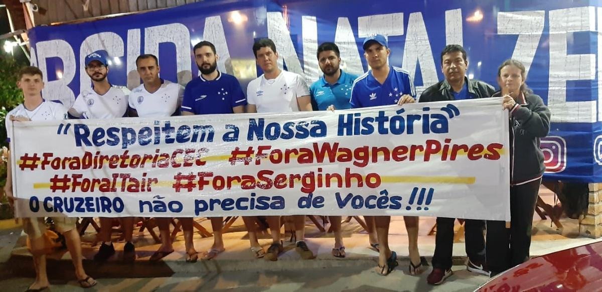 'Redutos Celestes' pelo mundo protestaram contra dirigentes do Cruzeiro