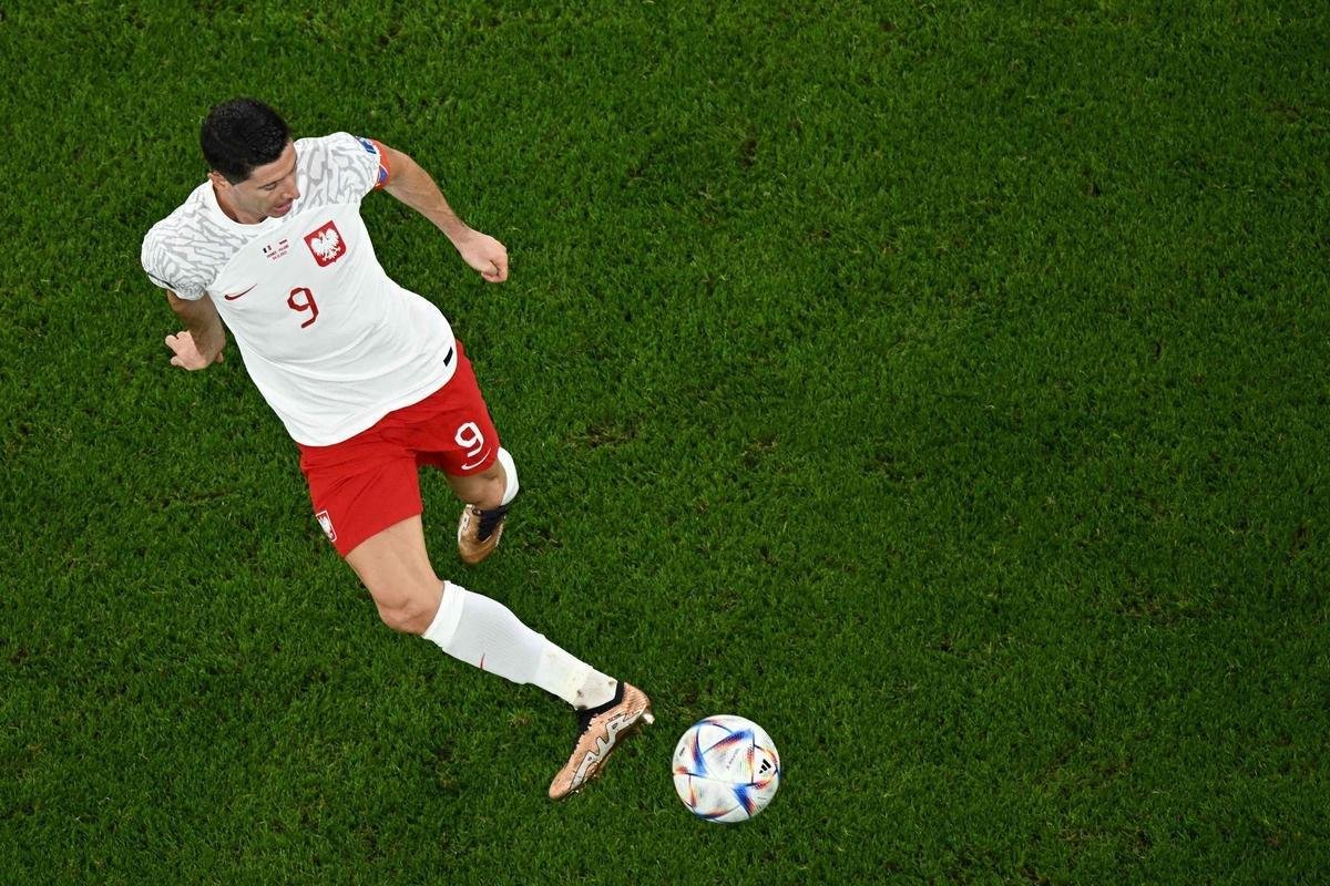 Lances da partida entre Frana e Polnia, pelas oitavas de final da Copa do Mundo.
