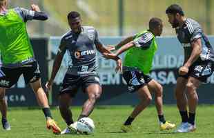 Atltico treinou na manh desta segunda-feira (16/1) na Cidade do Galo.