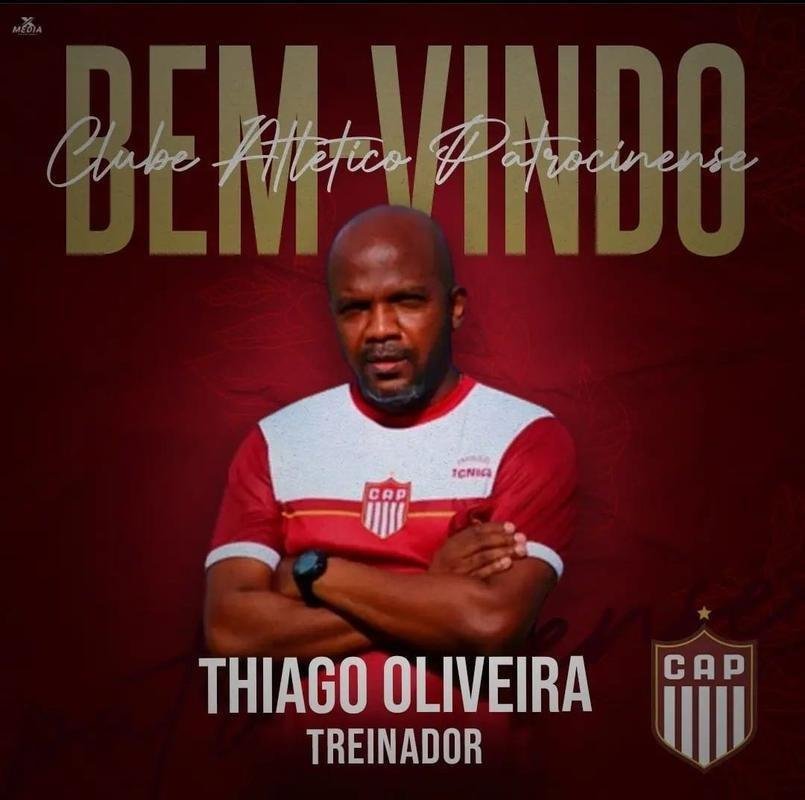 Thiago Oliveira ser o tcnico do Patrocinense no Mineiro de 2023