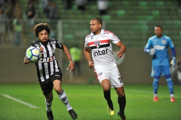 Fotos da partida entre Atltico e So Paulo, no Independncia