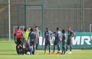 Atltico derrotou Coimbra em jogo-treino na Cidade do Galo com gols de Galdezani, Edinho e Fbio Santos