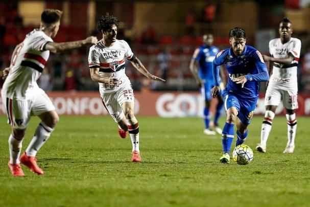 Fotos do jogo entre So Paulo e Cruzeiro, no Morumbi, pela 25 rodada do Campeonato Brasileiro