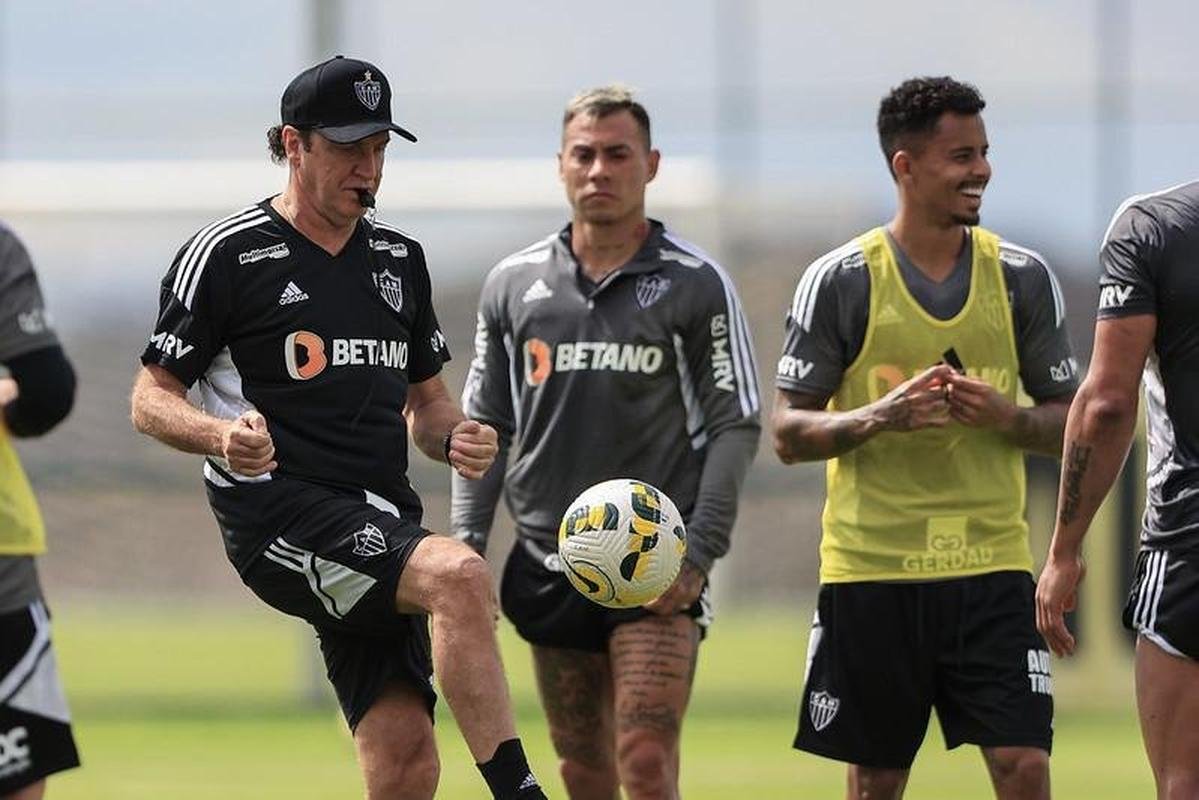 Atltico se prepara na Cidade do Galo para a partida de domingo (31), contra o Inter, no Beira-Rio