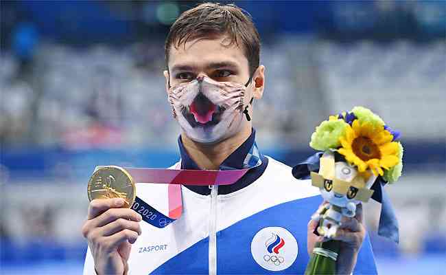 Evgeny Rylov faturou o ouro com direito a novo recorde olímpico em Tóquio 