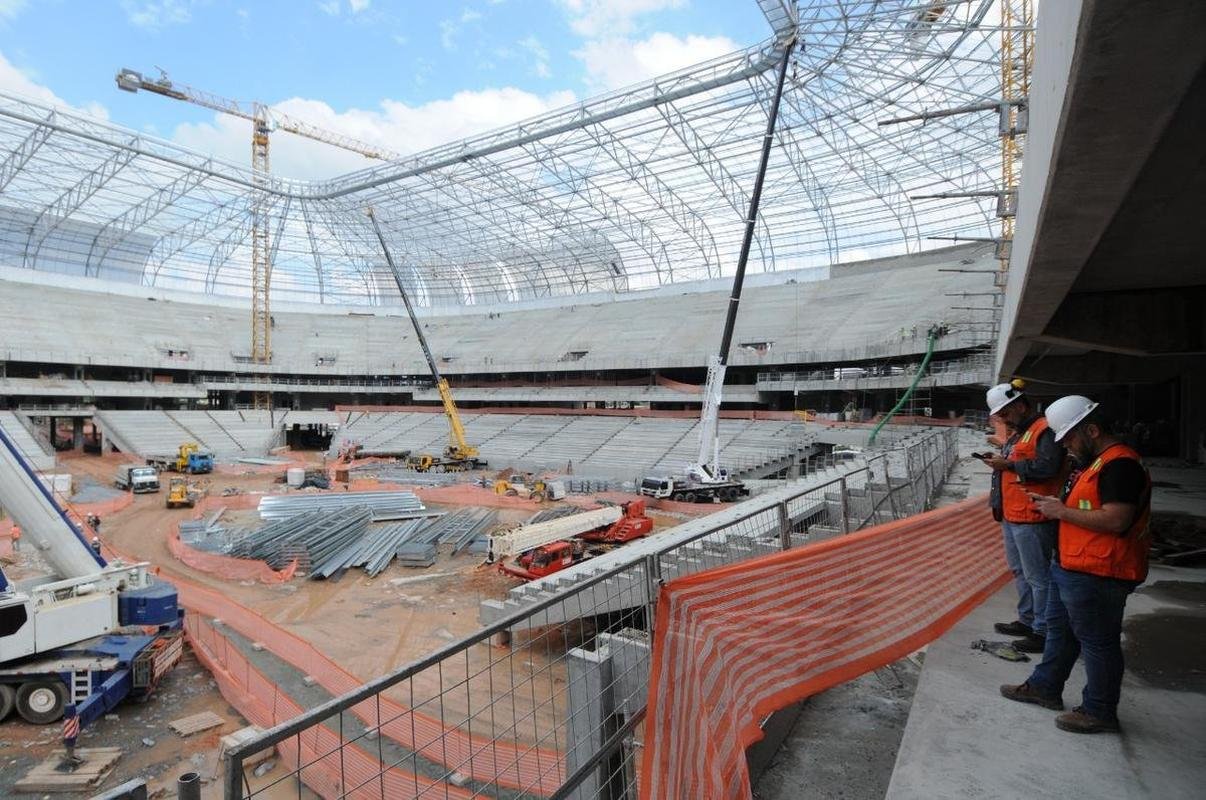 Fotos da Arena MRV nesta sexta-feira (6)