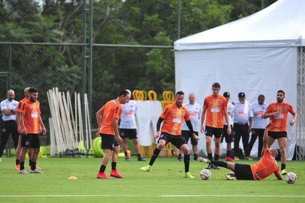 Fotos do primeiro treino do Atltico em 2020. Foi a primeira atividade comandada pelo venezuelano Rafael Dudamel