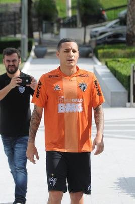 Fotos da apresentao do lateral-esquerdo Guilherme Arana ao Atltico, na Cidade do Galo. Jogador de 22 anos assinou contrato de emprstimo at meados de 2021
