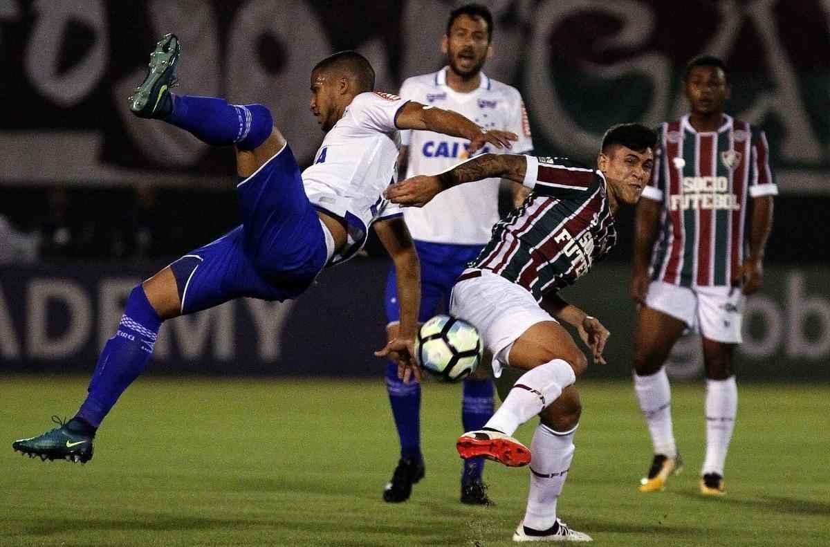 Imagens do jogo entre Fluminense e Cruzeiro, pela 15 rodada da Srie A, no Giulite Coutinho