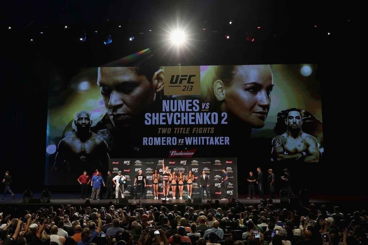 Pesagem do UFC 213, em Las Vegas