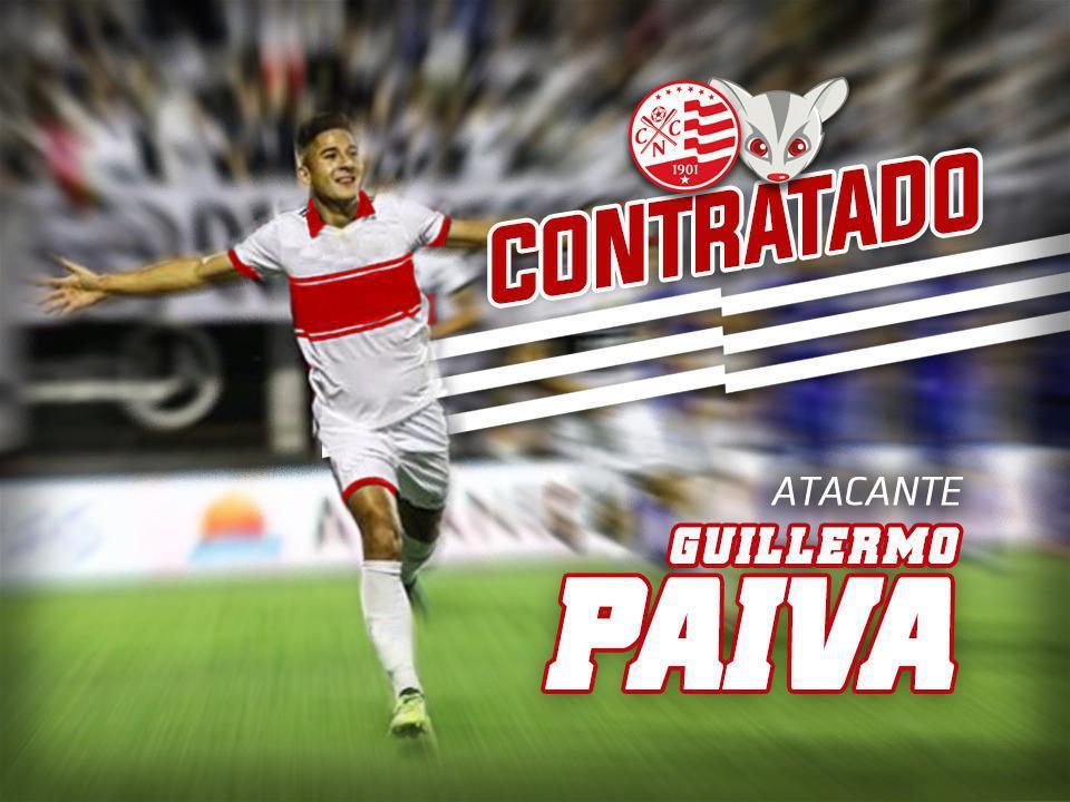 O Nutico anunciou a contratao do atacante Guillermo Paiva, que estava no Zamora-PAR