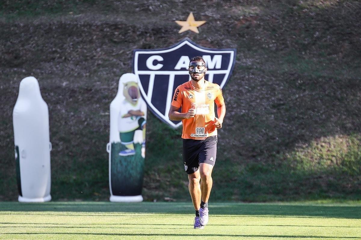 Fotos do ltimo treino do Atltico antes do jogo com o Grmio