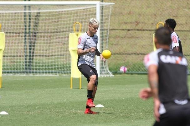 Imagens do treino do Atltico