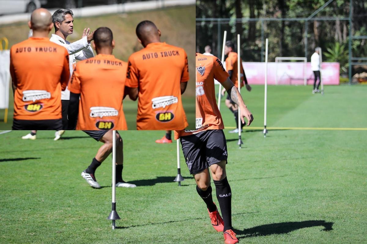 Atltico fez, nesta sexta, ltimo treino antes do duelo na Arena da Baixada