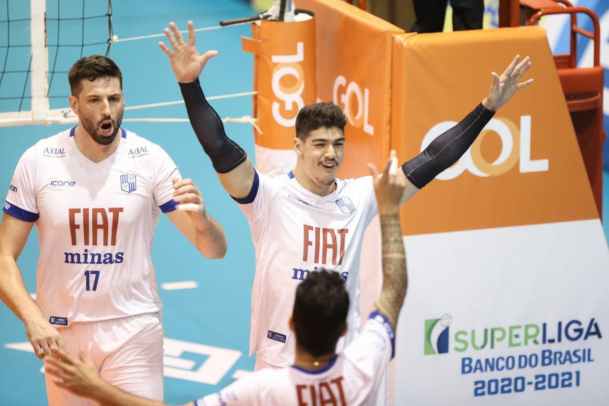 Taubat venceu o Minas por 3 a 2 no primeiro jogo da final da Superliga Masculina