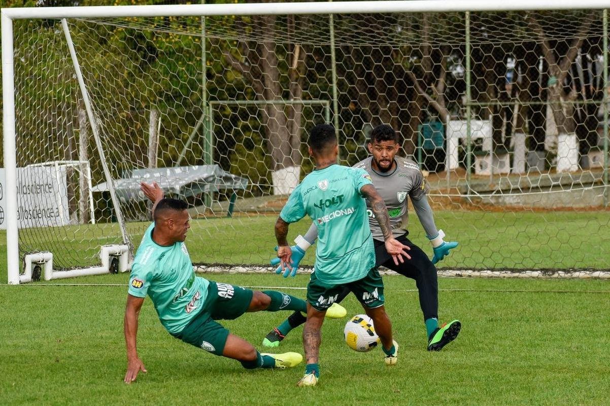 Amrica segue em preparao para enfrentar o Corinthians