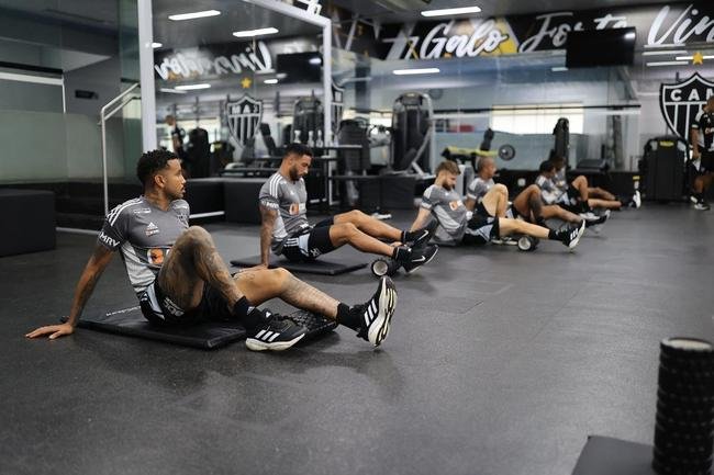 Treino do Atltico na Cidade do Galo, nesta quinta-feira (29/9).