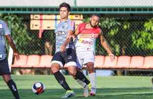 Com gols de Fred e Carlos Csar, Atltico vence jogo-treino contra Guarani de Divinpolis, na Cidade do Galo, por 2 a 0