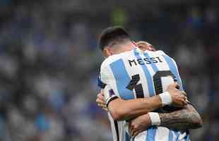 As melhores imagens da final da Copa do Mundo entre Argentina e Frana, no Estdio Icnico de Lusail, no Catar