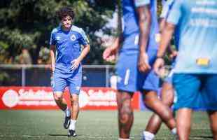 Fotos do ltimo treino do Cruzeiro antes de jogo contra Tupynambs