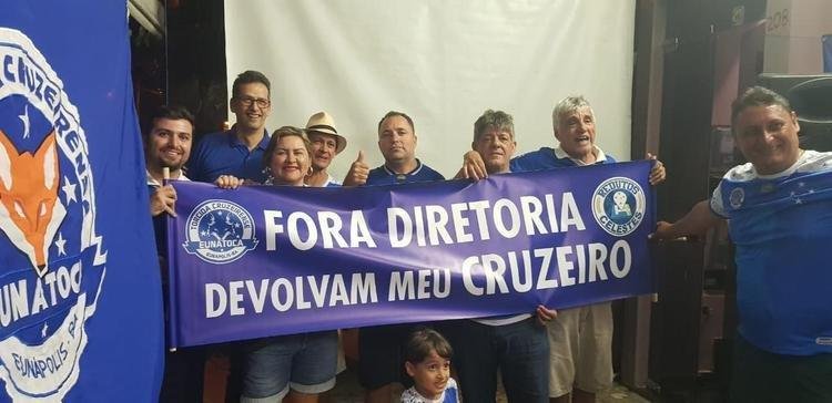 'Redutos Celestes' pelo mundo protestaram contra dirigentes do Cruzeiro