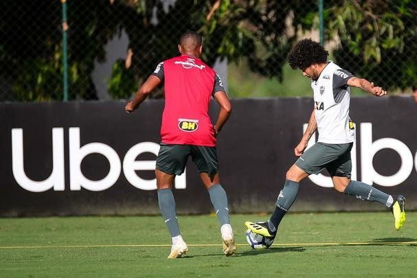 Fotos do último treino comandado por Thiago Larghi no Atlético