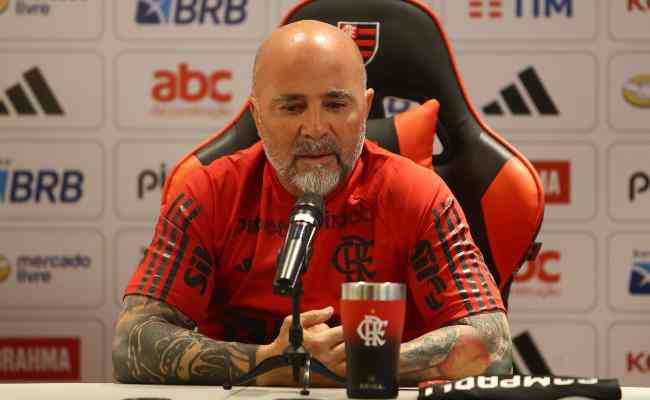 Ex-Atltico, Sampaoli destacou a qualidade de Gabigol durante apresentao no Flamengo