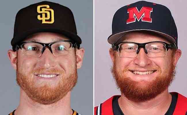 Ambos chamam Brady Feigl, tm 32 anos e medem 1,92 m. Os rostos so quase idnticos, com os mesmos cabelos e barbas ruivos