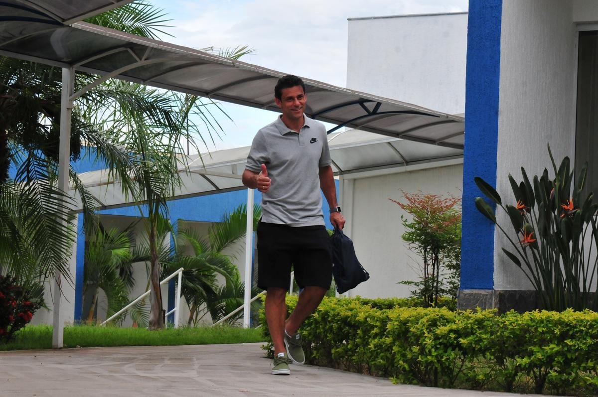 Cruzeiro iniciou temporada 2018 com reapresentao do elenco nesta quarta-feira; na foto, o atacante Fred