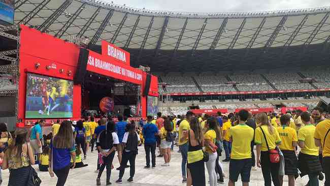 Mineirão se prepara para receber transmissão dos jogos do Brasil