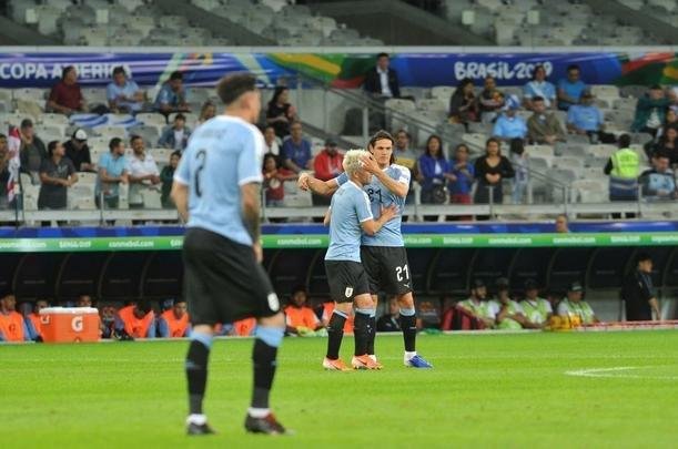 Fotos de Uruguai x Equador, no Mineiro