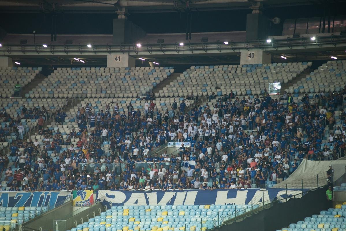 Fotos do duelo entre Fluminense e Cruzeiro, no Maracan, pela ida das oitavas de final da Copa do Brasil 2019