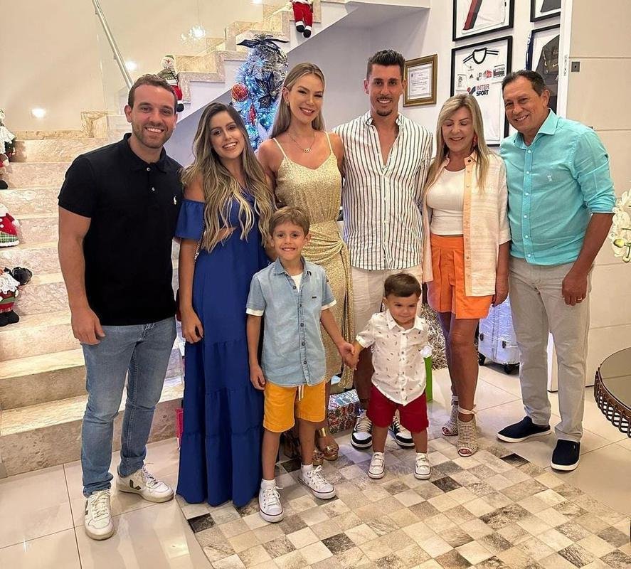 Danilo Avelar com a fam�lia