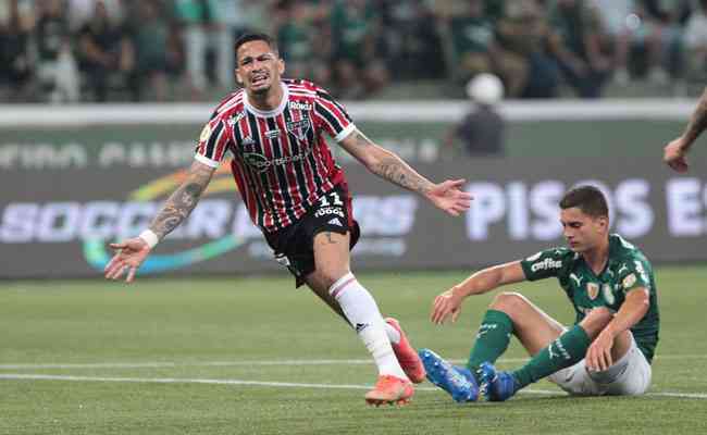 Luciano marcou um dos gols da vitória do São Paulo sobre o Palmeiras