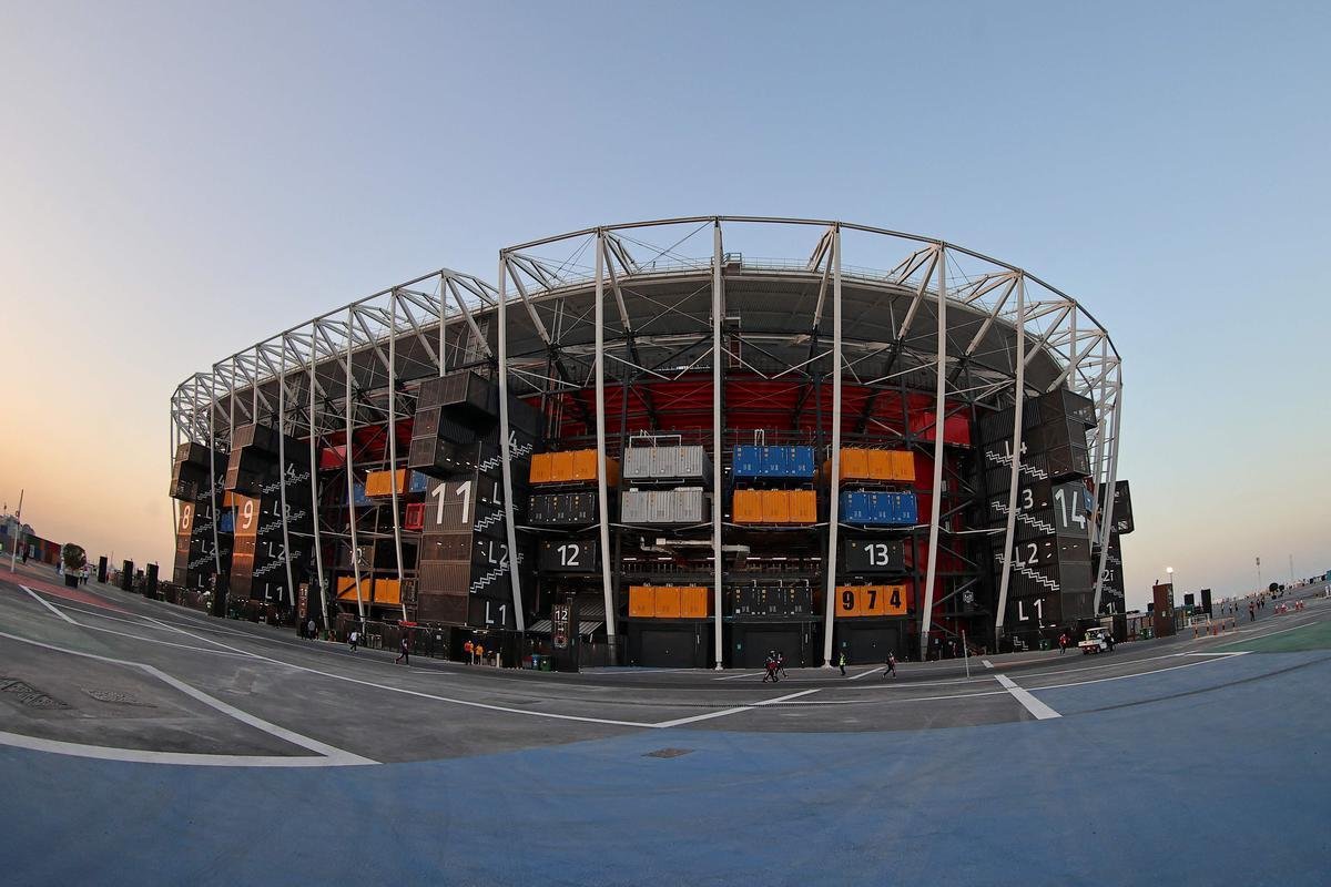 Estdio 974: instalao com capacidade para 40 mil torcedores tem conceito nico dentre os palcos do Mundial do Catar e ser totalmente desmontada ao fim da competio