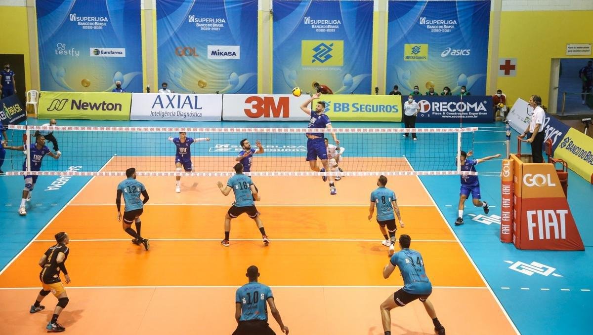 Minas abriu srie semifinal contra o Itapetininga com vitria por 3 a 0, em Saquarema