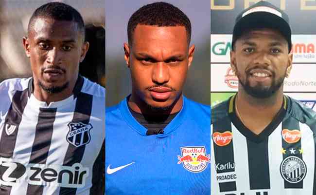 Saulo, Leandrinho e Marcelo: trio integrava lista de reforos do Cruzeiro